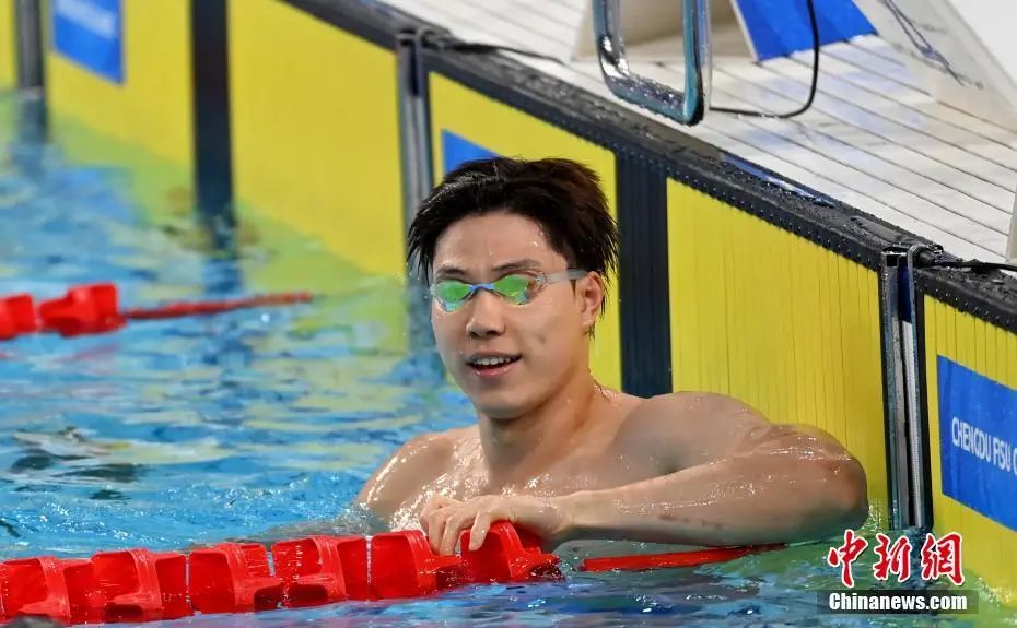 覃海洋亚运男子100米蛙泳夺冠破纪录
