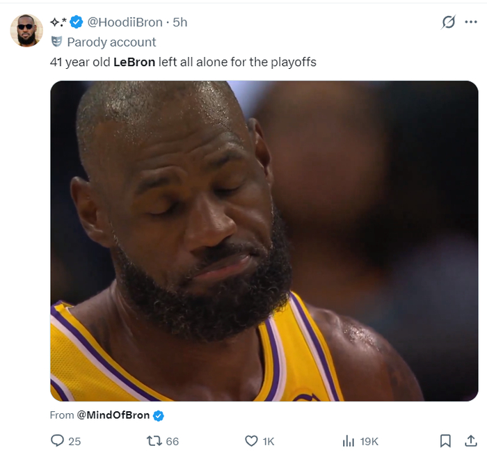 东契奇里夫斯伤退 湖人季后赛或由勒布朗单核出