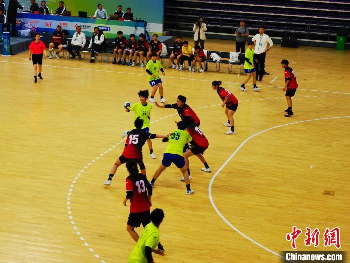 青海西宁举行的全国青年女子手球锦标赛总决赛