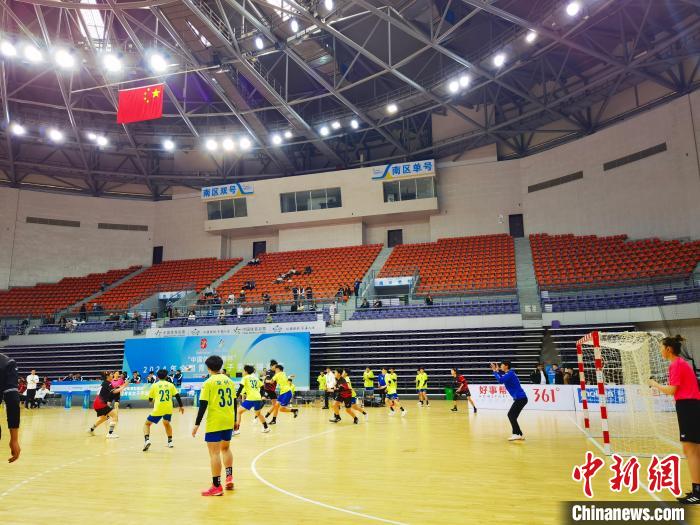 青海西宁举行的全国青年女子手球锦标赛总决赛